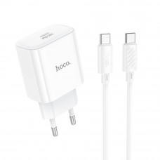Сетевое Зарядное Устройство Hoco C76A Pro 1USB-C PD/QC 30W+Type-C to Type-C