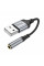 Переходник Hoco LS36 Sound Card USB to AUX 3.5mm (female) 12cm