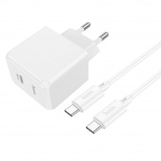Сетевое Зарядное Устройство Hoco CS13A 1USB-C PD/QC 20W+Type-C to Type-C