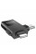 Переходник Hoco UA17 iP male/Type-C male to USB female two-in-one