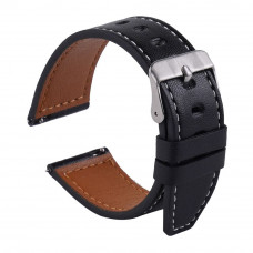 Ремінець Универс 22mm Leather strap with straight tip для Samsung/Amazfit/Huawei