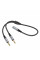 Audio Splitter  Hoco UPA21 2-in-1 3.5 female to 2 male