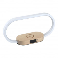 Беспроводное Зарядное Устройство WR08 3in1+Lamp/Clock/Wireless 10W