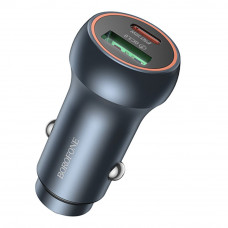 Авто Зарядное Устройство Borofone BZ32B 1USB/1USB-C QC/PD48W