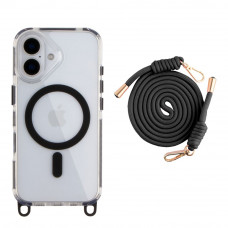 Чохол TPU+PC LanyardCase with MagSafe для iPhone 16