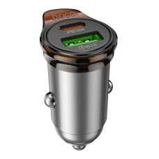 Авто Зарядное Устройство Hoco NZ16A 1USB-C/1USB QC/PD43W