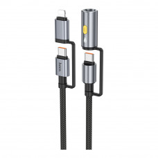 USB Hoco U138 USB-C/iP to USB-C/Cigarette Lighter 1.2m