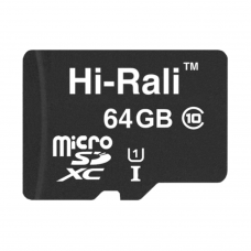 Карта Памяти Hi-Rali MicroSDXC 64gb UHS-1 10 Class