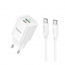 Сетевое Зарядное Устройство Hoco C149A 1USB/1USB-C PD/QC 30W+Type-C to Type-C