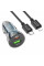 Авто Зарядное Устройство Hoco Z47A Transparent PD30W+QC3.0 Type-C to Lightning