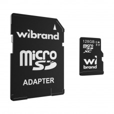 Карта Памяти Wibrand MicroSDHC 128gb UHS-1 U3 10 Class &amp; Adapter