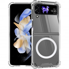 Чехол TPU Clear Case with MagSafe для Samsung Flip 5 (F731)
