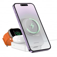 Беспроводное Зарядное Устройство Borofone BQ38 3-in-1 For iWatch