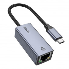 Переходник Hoco UA37 Type-C to Ethernet adapter (1000 Mbps/1Gbit)