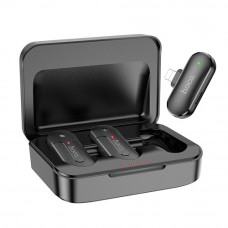 Микрофон Петличный Беспроводной Hoco DI56 Twin Lightning