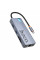 USB Hub Hoco HB52 Type-C 8-in-1 (HDTV+RJ45-100Mbps+SD/TF+PD+Type-C3.0+USB3.0*2)