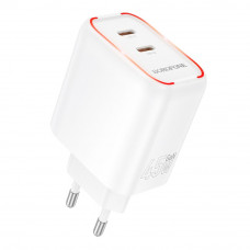 Сетевое Зарядное Устройство Borofone BA90A 2USB-C PD/QC45W