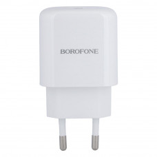 Сетевое Зарядное Устройство Borofone BN3 Premium PD 20W Type-C to Lightning QC3.0