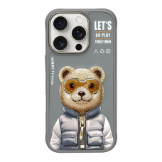 Чехол TPU+PC Nimmy 3D with Metal Buttons для iPhone 16 Pro Max