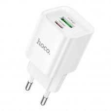 Сетевое Зарядное Устройство Hoco C147A 1USB-C/1USB PD/QC 20W