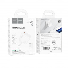 Сетевое Зарядное Устройство Hoco C112A Advantage PD30W Type-C to Lightning Мятая упаковка
