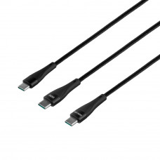 USB Hoco U102 Super 2 in1 Type-C to Type-C / Type-C 100W