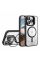 Чехол TPU+PC+Metal Stand Case with MagSafe and Camera Lenses для iPhone 13 Pro