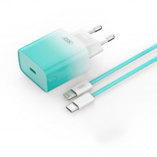 Сетевое Зарядное Устройство XO CE18 1Type-C PD/QC 30W Type-C to Lightning