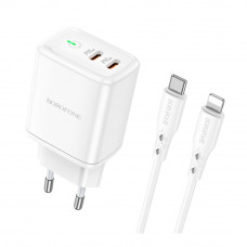 Сетевое Зарядное Устройство Borofone BN9 Reacher PD/QC 35W Type-C to Lightning