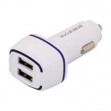 Авто Зарядное Устройство Borofone BZ14 Lightning 2USB 2.4A