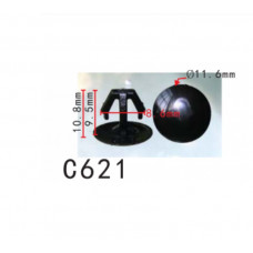 Кліпси C0621 кріплення обшивки Honda 91518-SM4-003 (уп.100шт)