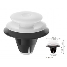 Кліпси C3775 обшивка дверей LEXUS (6339512150 6777133030) ( уп. 100 шт)