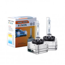Лампа Ксенон D3S(цоколь пластик) 4300K 35W "Super Vision" (2шт)