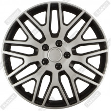 Ковпаки Elegant "DAKAR SILVER & BLACK " 14" (4 шт. /уп)