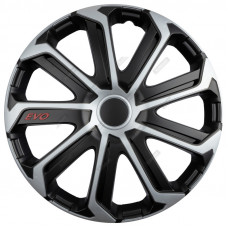 Ковпаки Elegant "EVO BLACK&SILVER " 15" (4 шт. /уп)