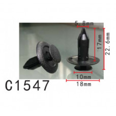 Фіксатор C1547 натискний/розпірний MAZDA (B46768AC325, B467-68-AC3 28, B46768AC328, ) ( уп. 100 шт.