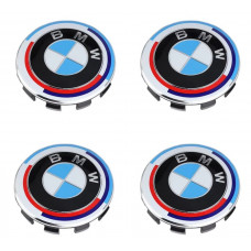 Ковпачки на титани "BMW" (56/53мм) Ювілейні (6861092)