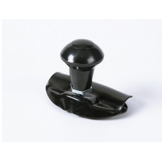 Ручка - лінивець чорна, вантажна WK541 метал чорний