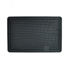 Килимок антиковзаючий ПВХ чорний 200x130 мм "Шкіра"