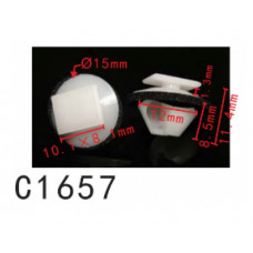 Кліпси C1657 обшивка дверей,молдинг LAND ROVER (LR032984, 15545) ( уп. 100 шт)