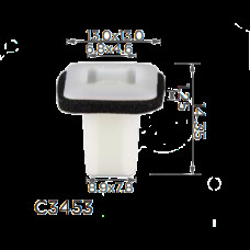 Кліпси C3453 кріплення крило/жабо Honda 90601S30003 (100шт)
