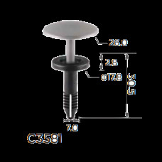 Фіксатор C3581 обшивки універсальна ( уп. 100 шт.)