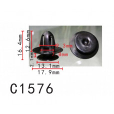Кліпси C1576 обшивка дверей VW, BMW, AUDI, FORD, MITSUBISHI, SKODA, ROLLS ROYCE( уп. 100 шт)