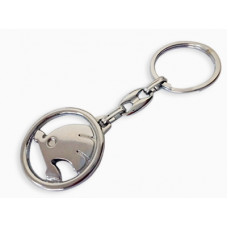 Брелок для ключів Skoda метал/хром