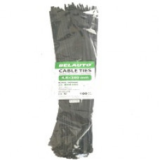 Хомут пласт.чорний 450*4,8 "Білавто" (100 ШТ)