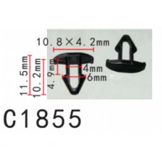 Кліпси C1855 ущільнювача TOYOTA, LEXUS, SCION (5314560030, 53145-60030, 10815) (уп. 100шт.)