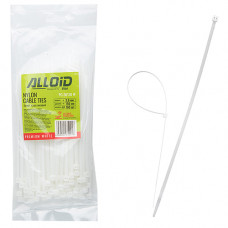 Хомут пласт.білий 150*3,6 "Alloid" (100шт)