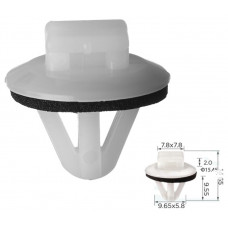 Кліпси C0166 Lexus Toyota Nissan 6295512010 6295520020 9046708080 GM 94848834 ( уп. 100 шт.)