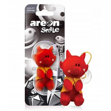 Освіжувач сухий іграшка - "Areon" - Smile - Black Crystal (Чорний Кристал) (12шт/уп)
