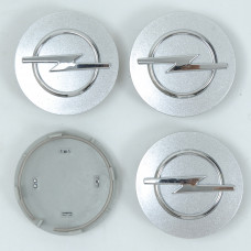 Ковпачки на титани "Opel" (64/60мм) Сірі (13214658)